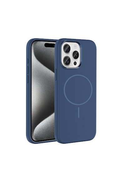 Apple, Uyumlu iPhone 15 Pro Max Kılıf M-safe Şarj Özellikli Metal Kamera Çerçeveli Zore Edi Silikon Kapak Lacivert Apple, Uyumlu iPhone 15 Pro Max Kılıf M-safe Şarj Özellikli Metal Kamera Çerçeveli Zore Edi Silikon Kapak Lacivert