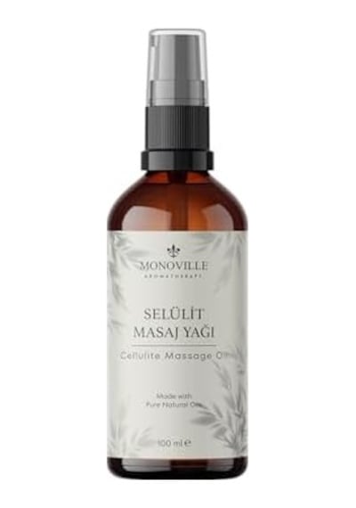 Selülit Masaj Yağı 100 Ml Cam Şişede%100 Doğal Cellulite Massage Oil