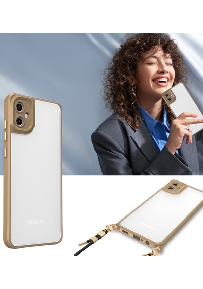 Newface Samsung Uyumlu Galaxy A06 Kılıf Penta Silikon Kılıf - Şeffaf Şeffaf