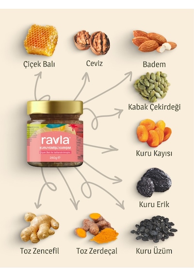 Ravla Kuruyemişli Karışım - 240g