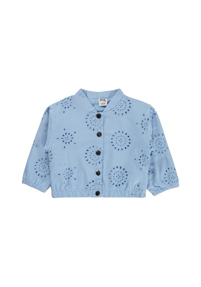 Civil Baby Fistolu Kanvas Oversize 6-18 Ay Ceket - Mavi Soft Mavi