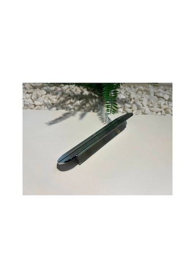 Poli C Metal Kulp 96mm Krom Dolap Kapak Tv Ünite Modern Çekmece Mobilya Komodin Konsol Gümüş