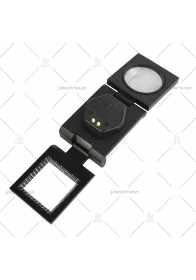 Led Işıklı Metraj Ayarlı Katlanabilir Profesyonel Ölçüm Büyüteci