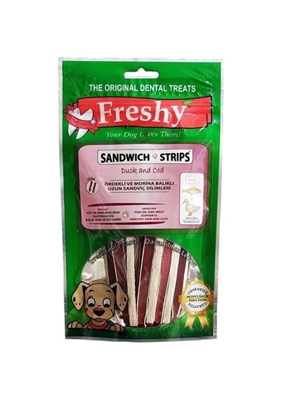 Freshy Ördekli Ve Morina Balıklı Sandviç Şeritleri 80g