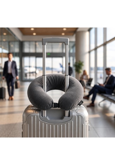 Ergonomik Boyun Ve Seyahat Yastığı Yumuşak Silikon Dolgulu, Toka Klipsli Ve Yıkanabilir U Yastık Uçak, Araba, Otobüs, Ofis Ve Uzun Yolculuklar İçin Konforlu Boyun Desteği