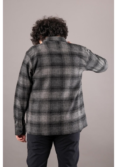 Bican Cepli Oversize Erkek Oduncu Gömlek