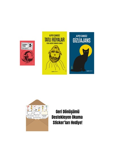 Kıyamet Park + Tatlı Rüyalar + Gizliajans + Okuma Sticker'ları