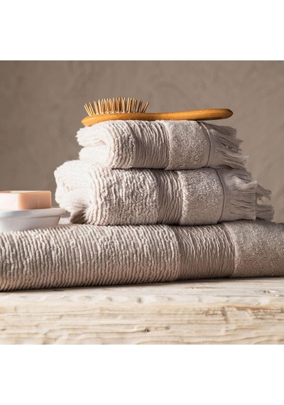 Borla Bej Banyo Havlu 90x150 Çok Renkli