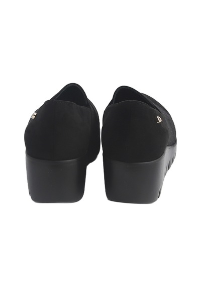 Sneaker Günlük Kadın Diğer 952565ds Donna Serena 2565 Ds Camoscio Nero Siyah