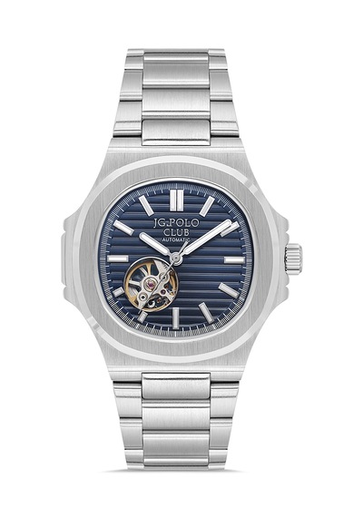 Jpc.0626 S04428m.2 38 Mm / 3 Atm Gümüş - Mavi