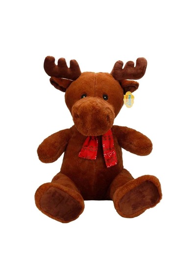 4809 Peluş Atkılı Geyik -sunman Çok Renkli