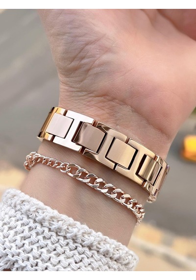 Ferrucci Çelik Kordon 2 Yıl Garantili 3 Atm Suya Dayanıklı Kadın Kol Saati+bileklik Bfc.03588.02 Rose Gold