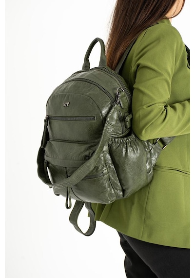 Baginn Y.s.deri Kadın Sırt Çantası Fonksiyonel Kullanım Omuz Çapraz Askılı Bayan Sırt Çantası 35 25 Cm 001