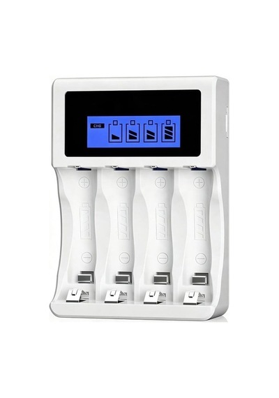 X-level Ch1-201al 4 Yuvalı Lcd Ekranlı Akıllı Aa/aaa Ni-mh Hızlı Pil Şarj Cihazı
