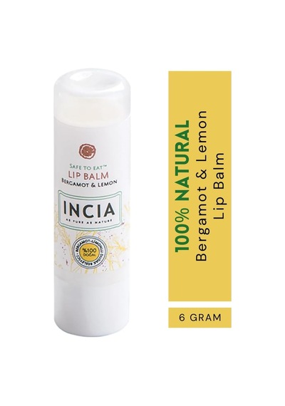 Incıa%100 Doğal Dudak Besleyici Bergamot &amp Limon Bitkisel Nemlendirici Dudak Bakım Kremi 6 Gr