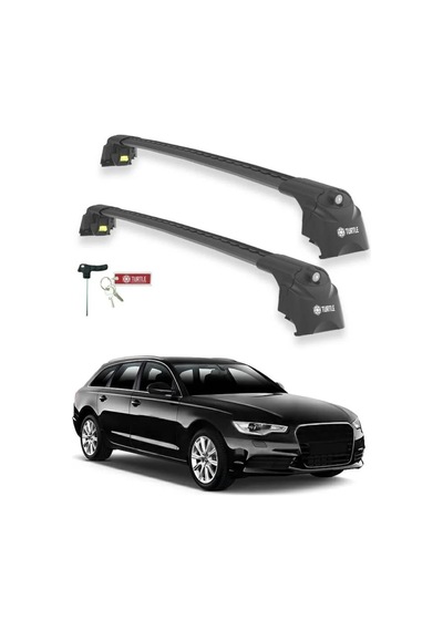 Turtle Audi A6 Avant C7 2011-2018 Ara Atkı Air2 Siyah