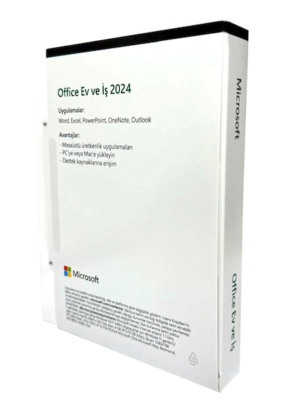 Microsoft Office EP2-06692 2024 Ev Ve İş Türkçe Kutu Ömür Boyu Lisans