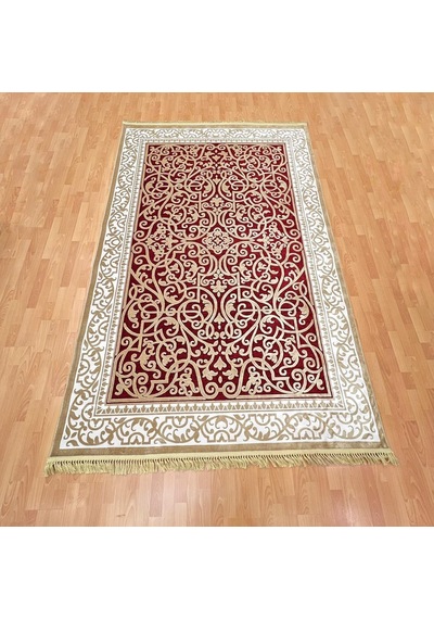 Mevlana Bazaar Osmanlı Çiçek Desenli 100 X 400 Makine Yün Halı Diğer
