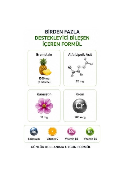 Takecare Bromelain Takviye Edici Gıda 30 Tablet