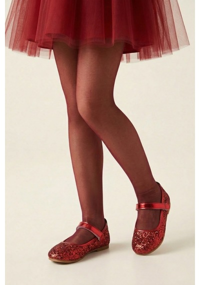 Le Mabelle Bordo Kız Çocuk Muz Külotlu Çorap Bordo