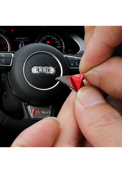 Audi Taşlı Direksiyon Logosu Kristal Audi Stone Steering Wheel