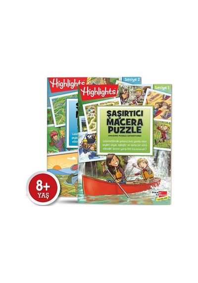 Şaşırtıcı Macera Puzzle 2'Li Set Dikkat Atölyesi Yayınları 522575080