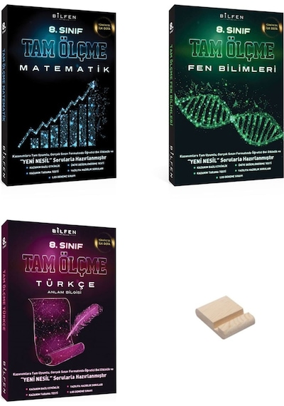 Lgs 8. Sınıf Tam Ölçme Etkinlikli Matematik Fen Bilimleri Ve Türkçe 3lü Set Soru Bankası
