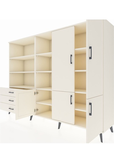 Hyperion Dolap 11 Raflı 3 Çekmeceli 5 Kapaklı 220x44x163 Aytaşı-a Aytaşı-aytaşı Hyperion Dolap 11 Raflı 3 Çekmeceli 5 Kapaklı 220x44x163 Aytaşı-a Aytaşı-aytaşı