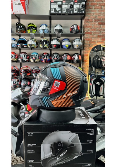 Rapıd 2 Extra Mat Gri-neon Turuncu Kask Mat Gri Neon Turuncu