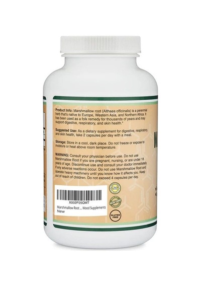 Marshmallow Root 1,000 Mg 210 Veg.kapsül.usa Vers.