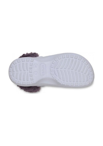Crocs Classic Platform Fuzz Lined Clog Frosted Grape Terlik 212854-5bo Lila - Mor