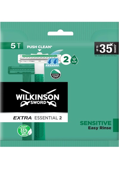 Extra Essential 2 Sensitive Tek Kullanımlık Tıraş Makinesi, Erkekler İçin 5 Diğer