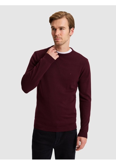 Cacharel Erkek Bordo Kazak /triko 50257379-vr014 Kırmızı