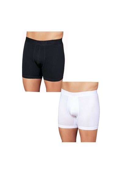 Şahinler E031 6 Adet Likralı Erkek Boxer Beyaz