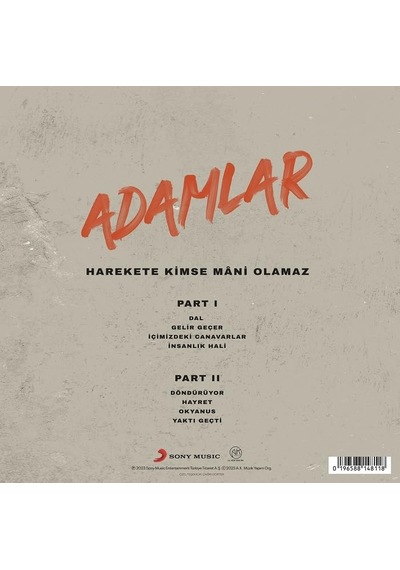 Adamlar Harekete Kimse Mâni Olamaz - Plak Genel