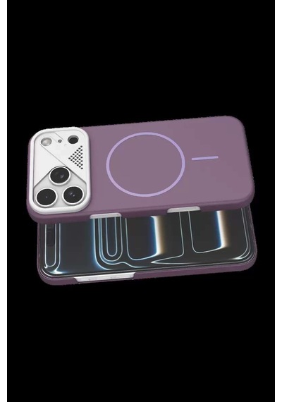 İphone 17 Pro Max Export Magsafe Kapak - Mor