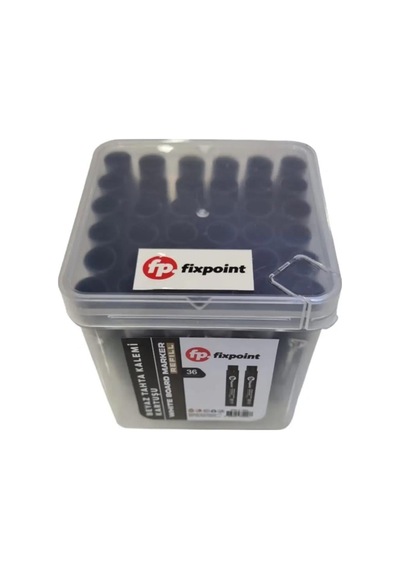 Fixpoint Tahta Kalemi Kartuşu Siyah 36'lı Stand