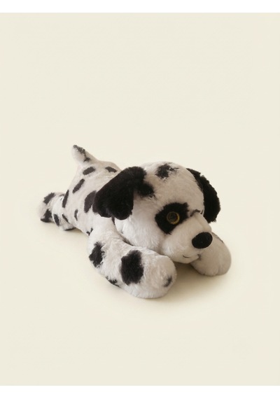 Peluş Yatan Dalmaçyalı Köpek-50 Cm Siyah-beyaz