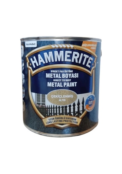 Marshall Hammerite Çekiçlenmiş Metal Boyası 0,75 Lt Altın