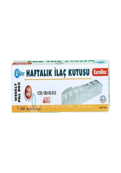 Rabır Haftalık Ilaç Kutusu
