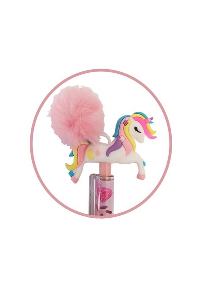 Unicorn Ponponlu Versatil Kalem Pembe 1 Adet Tek Boynuzlu Pompom 0,7 Uçlu Kalem Hediye Kalem Figürlü Sevimli Kalem