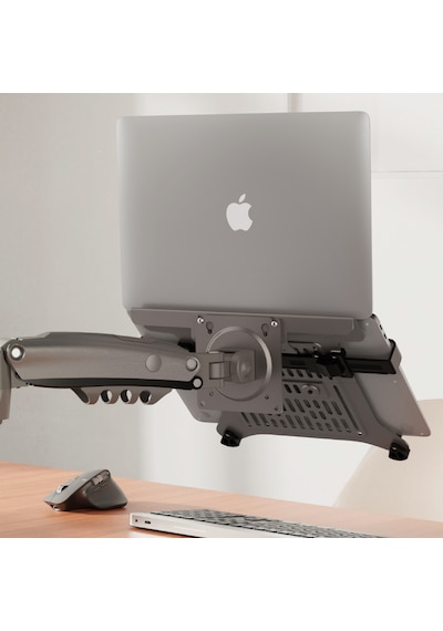 North Bayou Nb Fp-2 Monitör Kolları İle Uyumlu 10"-17" Destekli, Vesa Montajlı Laptop Standı Siyah