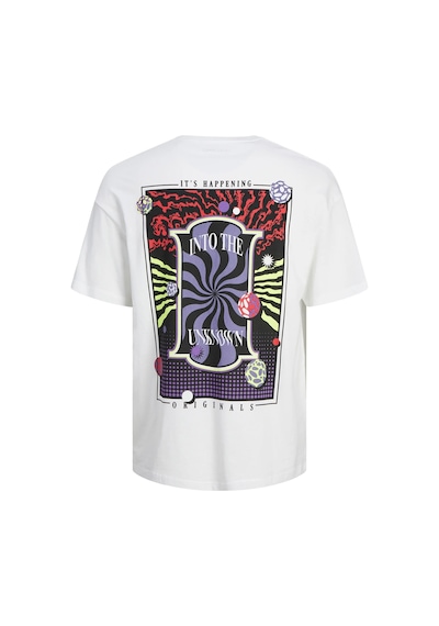 Jack & Jones Erkek Sırt Baskılı Oversize T-shirt - 12256930 001