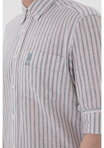 U.s. Polo Assn. Erkek Kavun Gömlek Desenli 50299595-vr202 Kavun U.s. Polo Assn. Erkek Kavun Gömlek Desenli 50299595-vr202 Kavun