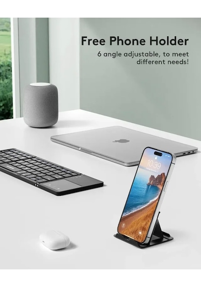 Samsers Touchpadli Katlanabilir Bluetooth Klavye Bt X 1 Black Samsers Touchpadli Katlanabilir Bluetooth Klavye Bt X 1 Black