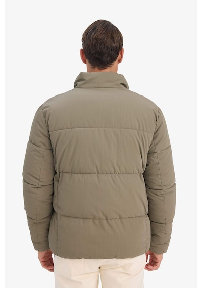 Defacto Regular Fit Dik Yaka Fermuarlı Su Geçirmez Mont F0307ax25wnkh401 Haki