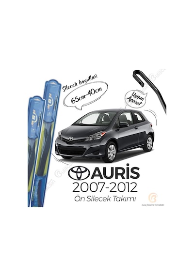 Toyota Uyumlu Auris Ön Silecek Takımı (2007-2012) RBW Hibrit