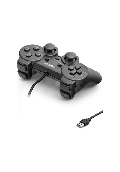 Pc Uyumlu Kablolu Usb Gamepad Oyun Kolu - Siyah Nd401 Evimdeyokyok