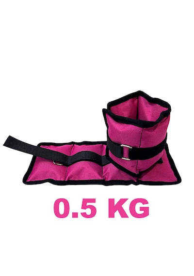 Me&ra Sport 0.5 Kg X 2 Adet El Ayak Bilek Ağırlık Seti Kum Ağırlık Torbası Pembe