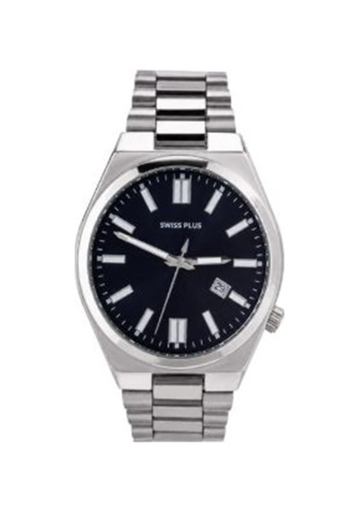 Swiss Plus Man Watch Basic Seri Model-1 St3533ags Black-silver Diğer